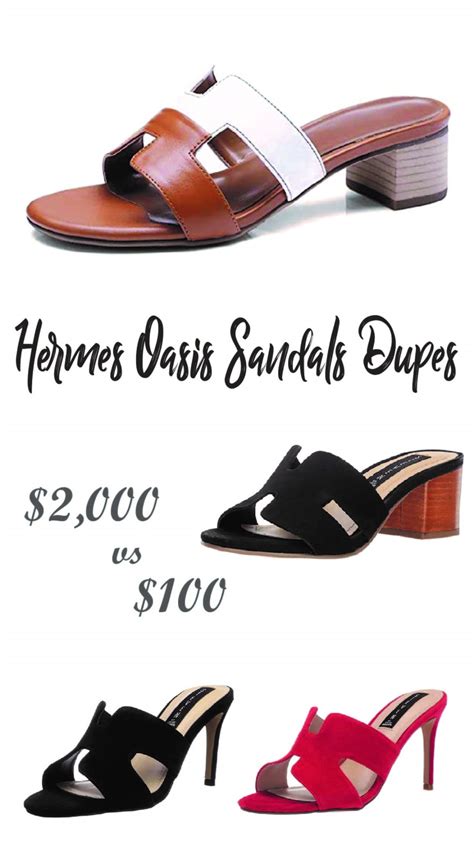 hermes black sandals dupe|hermes oasis sandals outfit.